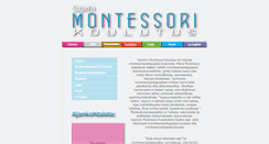 Desktop Screenshot of montessorikoulutus.fi